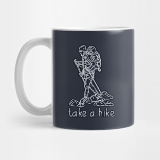 take a hike / hiking, hikers, Mug